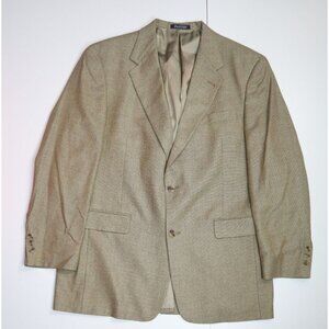 AUSTIN REED - DILLARD'S - MEN'S BEIGE WOVEN BLAZER JACKET - SIZE 42R